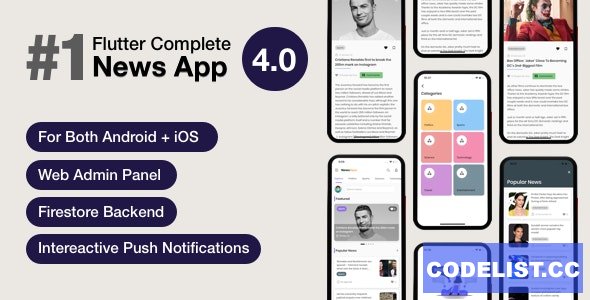 News Hour v4.0.6 - Flutter News App with Admin Panel » Premium Scripts, Plugins & Mobile