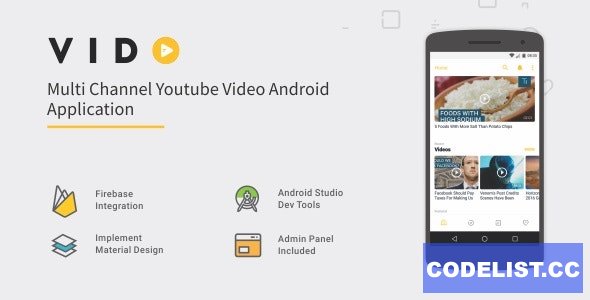 Vido v2.0 - Android Youtube Multi Channel » Premium Scripts, Plugins & Mobile