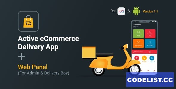 Active eCommerce Delivery Boy Flutter App v1.3 » Premium Scripts, Plugins & Mobile