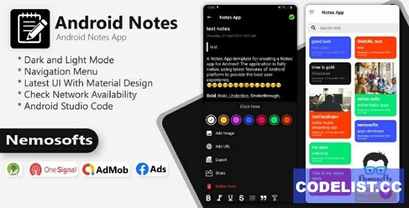 Android Notes App » Premium Scripts, Plugins & Mobile