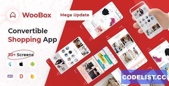 All New WooBox 2.0 - WooCommerce Flutter 2.0 E-commerce Full Mobile App v16.0 » Premium Scripts, Plugins & Mobile
