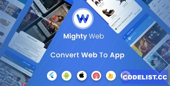 MightyWeb Webview v21.0 - Web to App Convertor (Flutter + Admin Panel) &raquo; Premium Scripts, Plugins &amp; Mobile