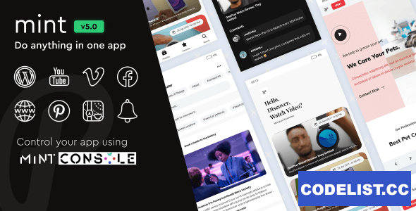 Mint v4.2.0 - WebView & Multi-purpose Android App With Remote Config » Premium Scripts, Plugins & Mobile