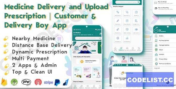 DrMedico v1.2 - On Demand Pharmacy Delivery » Premium Scripts, Plugins & Mobile