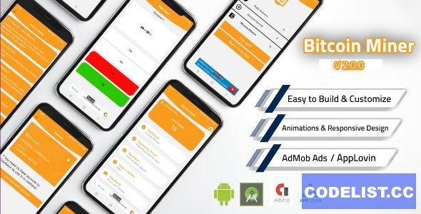 Bitcoin Miner App with Admin Panel and Admob v2.0.0 » Premium Scripts, Plugins & Mobile