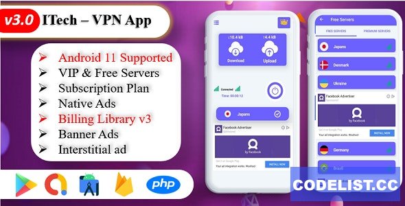 ITech VPN App v3.0 &raquo; Premium Scripts, Plugins &amp; Mobile