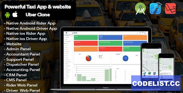 Pin Taxi v2.0 - Complete Solution Taxi app » Premium Scripts, Plugins & Mobile