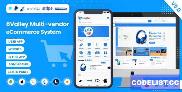 6valley v5.2 - Complete eCommerce Mobile App, Web, Seller and Admin Panel - nulled » Premium Scripts, Plugins & Mobile