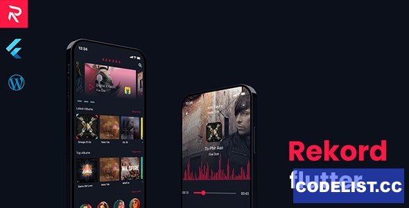 Rekord Flutter Music Application v3.0.1 » Premium Scripts, Plugins & Mobile