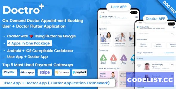 Doctor Appointment Booking v1.0 ᄄC Medicine Ordering Flutter App » Premium Scripts, Plugins & Mobile