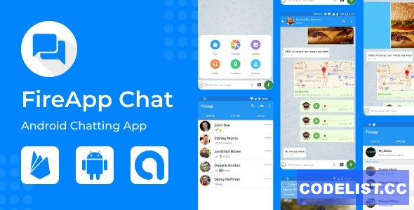 FireApp Chat v2.1.1 - Android Chatting App with Groups » Premium Scripts, Plugins & Mobile