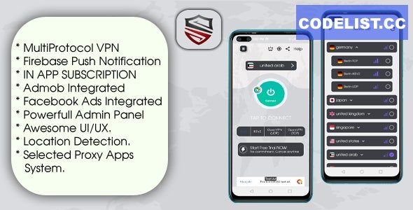 One VPN v1.0 - With Admin Panel And Multi Protocol VPN App » Premium Scripts, Plugins & Mobile