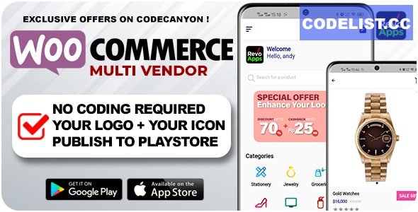 Revo Apps Multi Vendor v4.1.2 - Flutter Marketplace E-Commerce Full App Android iOS - nulled » Premium Scripts, Plugins & Mobile