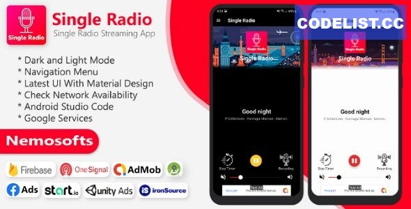 Android Single Radio and Admin Panel v1.0 » Premium Scripts, Plugins & Mobile