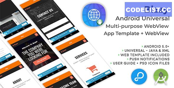 Bizzy - Android Multi-purpose WebView App + Website - 5 November 2021 » Premium Scripts, Plugins & Mobile