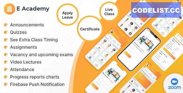 E-Academy v1.0.12 - Online Classes / Institute / Tuition And Course Management (Android App + Admin Panel) - nulled » Premium Scripts, Plugins & Mobile