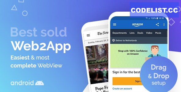 Web2App v3.5 - Quickest Feature-Rich Android Webview » Premium Scripts, Plugins & Mobile