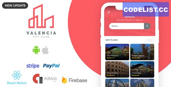 Valencia v8.0.0 - Complete City Guide App + Backend » Premium Scripts, Plugins & Mobile