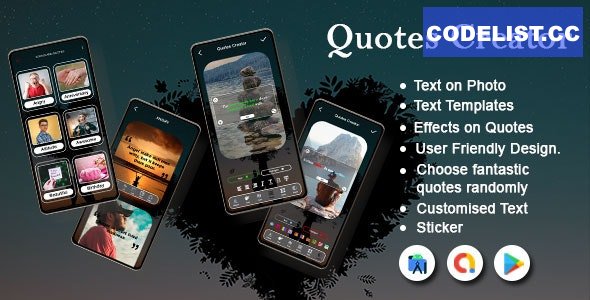 Quote Writer v1.0.2 - Quote Maker App for Instagram » Premium Scripts, Plugins & Mobile