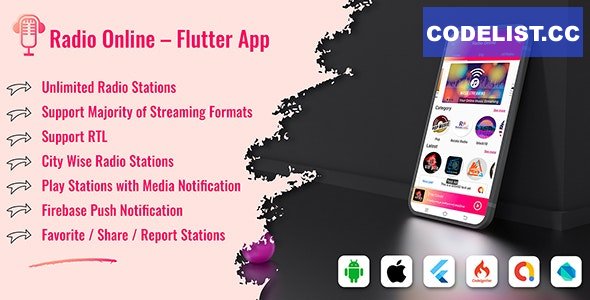 Radio Online v1.0.4 - Flutter Full App » Premium Scripts, Plugins & Mobile