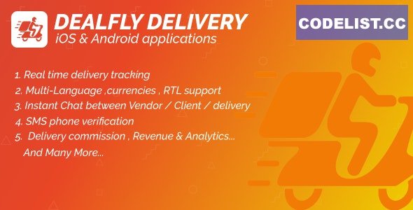 Delivery For Dealfly v2.1 ᄄC Order Tracking Real-Time ᄄC iOS & Android » Premium Scripts, Plugins & Mobile