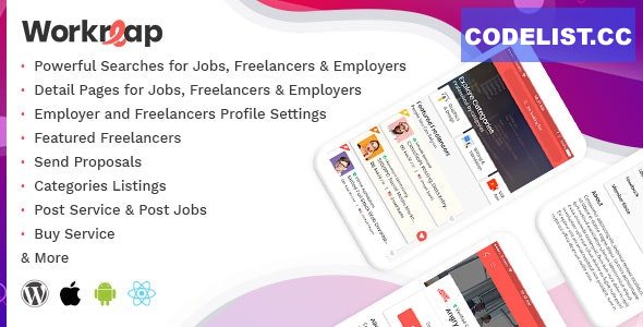 Workreap React Native v2.3 - Android and IOS Mobile APP &raquo; Premium Scripts, Plugins &amp; Mobile