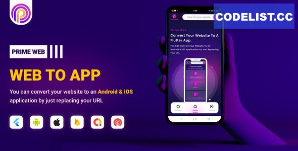 Prime Web v1.0.3 - Convert Website to a Flutter App &raquo; Premium Scripts, Plugins &amp; Mobile