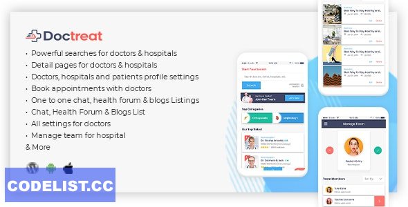 Doctreat v2.2 - React Native Mobile APP for Android and IOS &raquo; Premium Scripts, Plugins &amp; Mobile