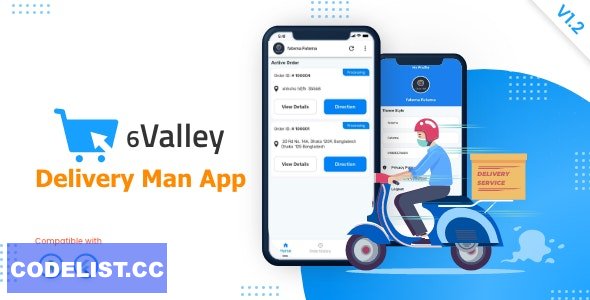 6Valley eCommerce - Delivery Man Mobile App v1.2 » Premium Scripts, Plugins & Mobile