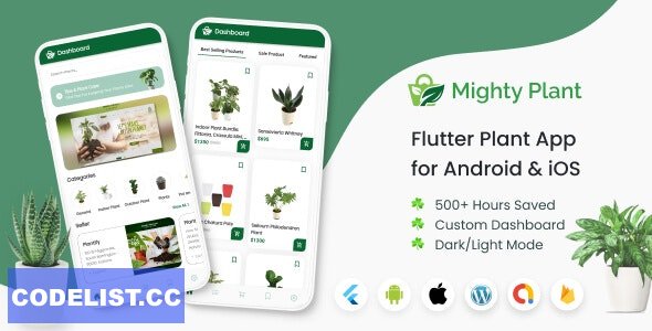 Mighty Plant Shop v1.0- Flutter Full App for Nurseries with WooCommerce backend » Premium Scripts, Plugins & Mobile