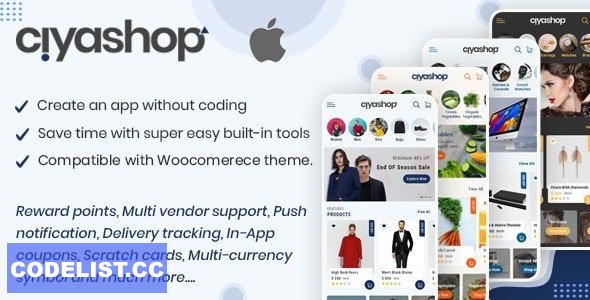 CiyaShop v4.13 - Native iOS Application based on WooCommerce » Premium Scripts, Plugins & Mobile