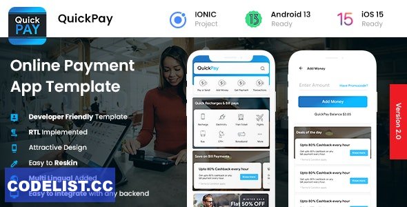 Recharge Ticket Booking & Bill Online Payment Android App + Online Payment iOS App Template| IONIC 6 v3.0 » Premium Scripts, Plugins & Mobile