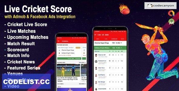 Android Cricket Live v1.0 - Live Ipl Match , ICC world cup, Cricket News , Latest Update » Premium Scripts, Plugins & Mobile