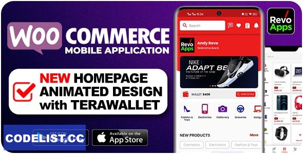 Revo Apps Woocommerce v4.2.0 - Flutter E-Commerce Full App Android iOS - nulled » Premium Scripts, Plugins & Mobile