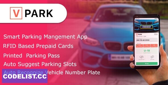 V-Park - Smart parking managment App » Premium Scripts, Plugins & Mobile