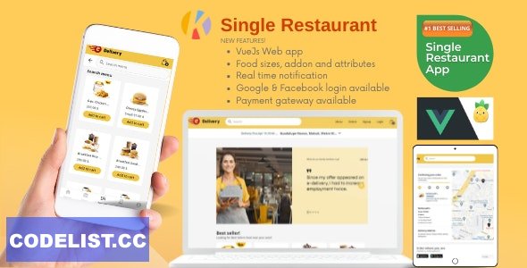 Karenderia Single Restaurant Website Food Ordering and Restaurant Panel v1.0.0 » Premium Scripts, Plugins & Mobile