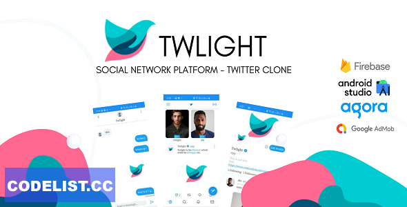 Twlight social network app v1.0 - Twitter clone - android studio & firebase » Premium Scripts, Plugins & Mobile