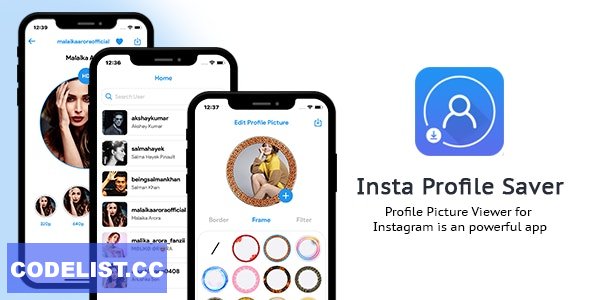 Insta Profile Saver iOS App v1.0 » Premium Scripts, Plugins & Mobile