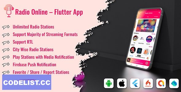 Radio Online v1.0.5 - Flutter Full App » Premium Scripts, Plugins & Mobile
