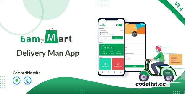 6amMart - Delivery Man App v1.4 » Premium Scripts, Plugins & Mobile