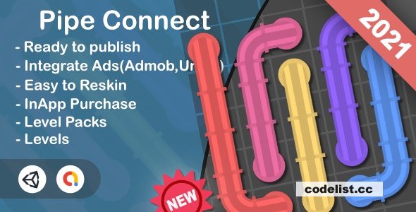 Pipe Connect (Unity Game+Admob+iOS+Android) &raquo; Premium Scripts, Plugins &amp; Mobile