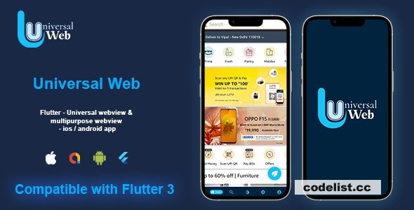 Flutter UniversalWeb Multi-Purpose Android / iOS Application v1.1 » Premium Scripts, Plugins & Mobile