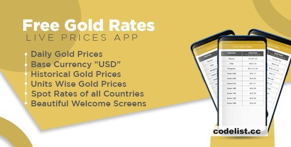 Daily Gold Prices App with Admob Ads v1.0 » Premium Scripts, Plugins & Mobile