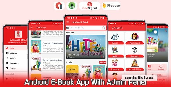 Android E Book App - Admin Panel - Admob & FAN » Premium Scripts, Plugins & Mobile