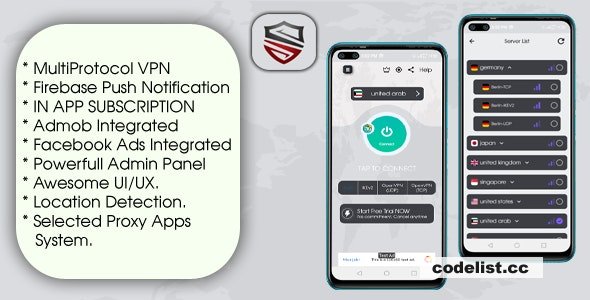 One VPN - With Admin Panel And Multi Protocol VPN App » Premium Scripts, Plugins & Mobile