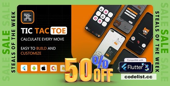 Tic Tac Toe v1.0.4 - The Classic Flutter Tic Tac Toe Game » Premium Scripts, Plugins & Mobile