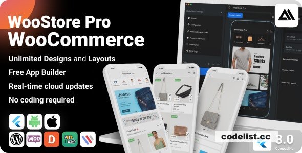 WooStore Pro WooCommerce v3.0.0 - Flutter E-commerce Full App, Multi vendor marketplace support » Premium Scripts, Plugins & Mobile