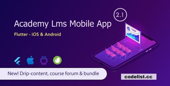 Academy Lms Student Mobile App v2.1 - Flutter iOS & Android » Premium Scripts, Plugins & Mobile