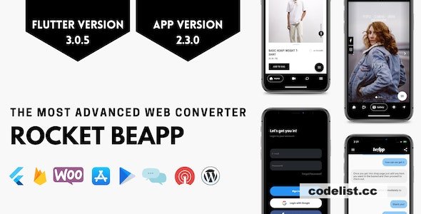 Rocket BeApp v2.3.0 - Flutter Web Converter &raquo; Premium Scripts, Plugins &amp; Mobile