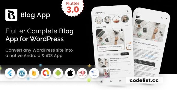 MightyBlogger v5.0 - Flutter multi-purpose blogger app with wordpress - nulled &raquo; Premium Scripts, Plugins &amp; Mobile